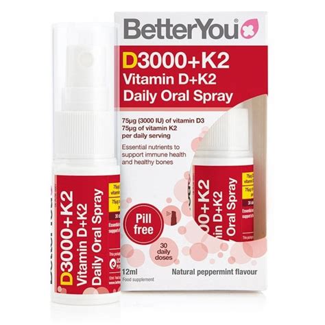 Betteryou Vitamin D K Daily Oral Spray Ml