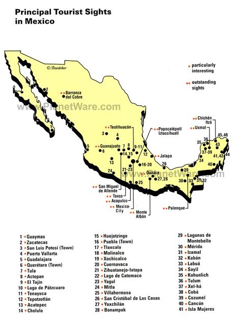 Map Mexico Vacation Spots Get Map Update
