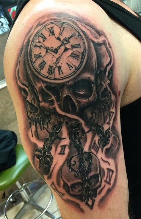 So, what time is it? Altered Images : Tattoos : Skull : Skull time