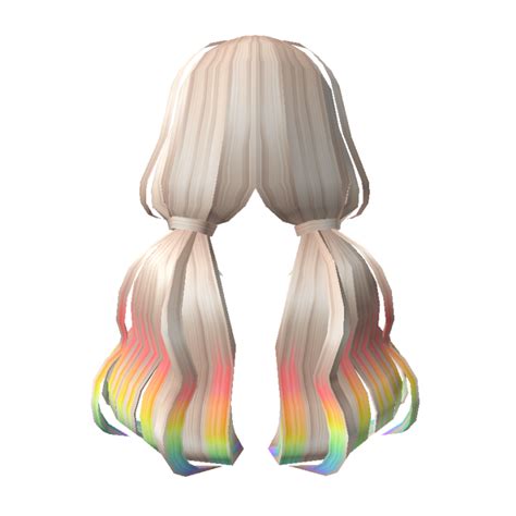 Dream Girl Low Pigtails Blonde To Rainbow Roblox Wikia Fandom