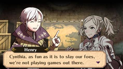 Fire Emblem Awakening Henry And Cynthia Support Conversations Youtube