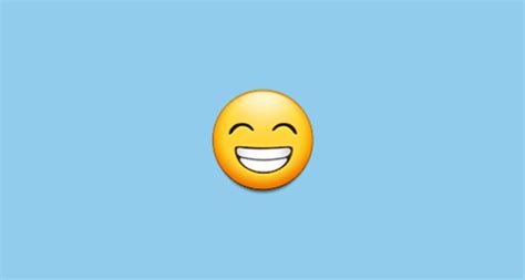 😁 Beaming Face With Smiling Eyes Emoji On Samsung One Ui 10