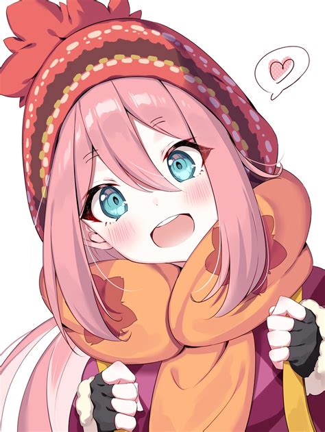 Kagamihara Nadeshiko Yurucamp Drawn By Tatejima Uri Danbooru