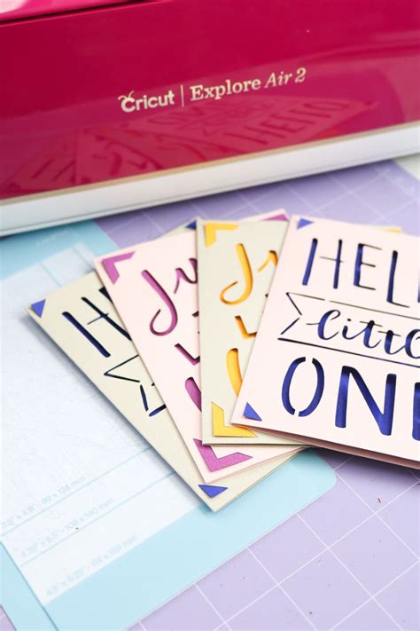 How To Use The Cricut Card Mat On The Cricut Explore And Cricut Maker Cricut Cards Joy Cards