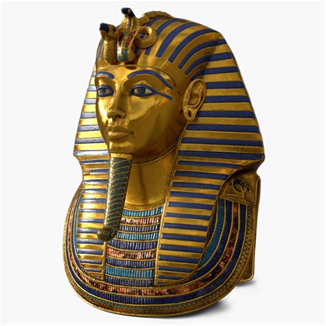 Tutankhamun Mask 3d Model 129 Max Obj Fbx Free3d