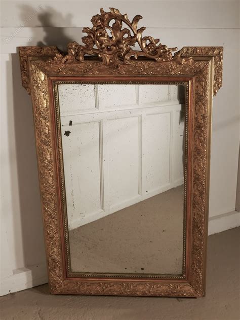 Antiques Atlas Large French Gilt Wall Mirror
