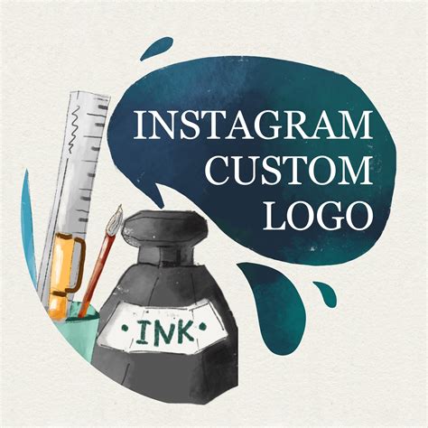 Custom Logo Design Instagram Profile Icon In Unique Original Etsy