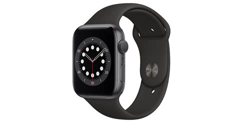 Серия watch series 6 gps. Apple Watch Series 6 GPS, 44mm Space Gray Aluminum Case with Black Sport Band - Regular - Apple