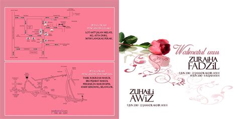 Inner layer templates (kad jemputan kahwin) Template Kad Jemputan | Joy Studio Design Gallery - Best ...