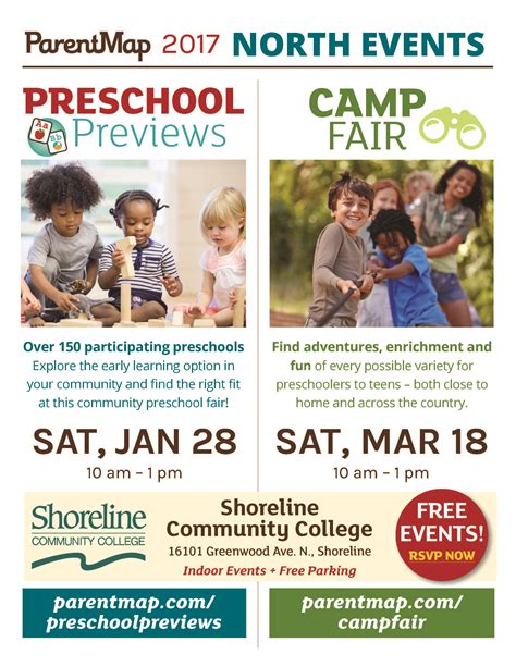 Parentmap Preschool Preview Event On Campus Sat Jan 28 Shoreline Today