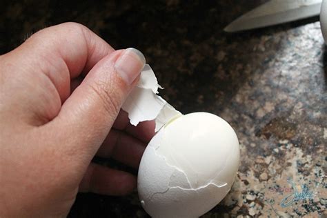 The Secret to Easy to Peel Hard Boiled Eggs - Sober Julie