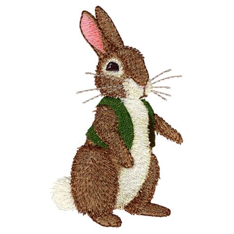 Online center for machine embroidery designs. Bunny - FreeEmbroideryDesigns.com