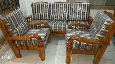 We offer free and reliable shipping and installation services. Gorgeous look sofa set Assam teak wood new with for Sale ...