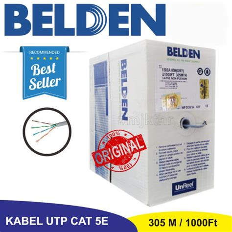 Kabel Belden Cat5e Utp Lan Cat 5 E 1 Roll 305 Meter Original