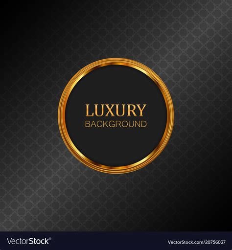 Luxury Gold Frame Royalty Free Vector Image Vectorstock