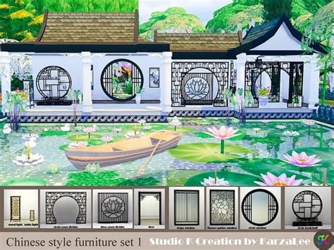 Chinese Style Furniture Set 1 At Studio K Creation Sims 4 Updates