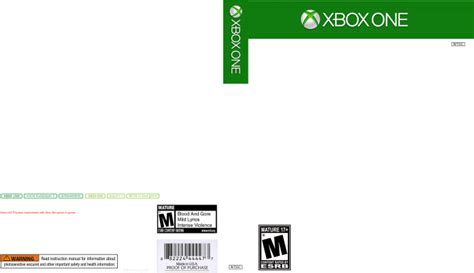 Xbox Game Cover Template