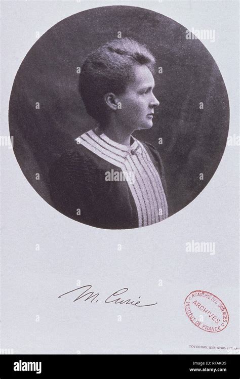 Marie Curie 1867 1934 Polish And Naturalized French Physicist And