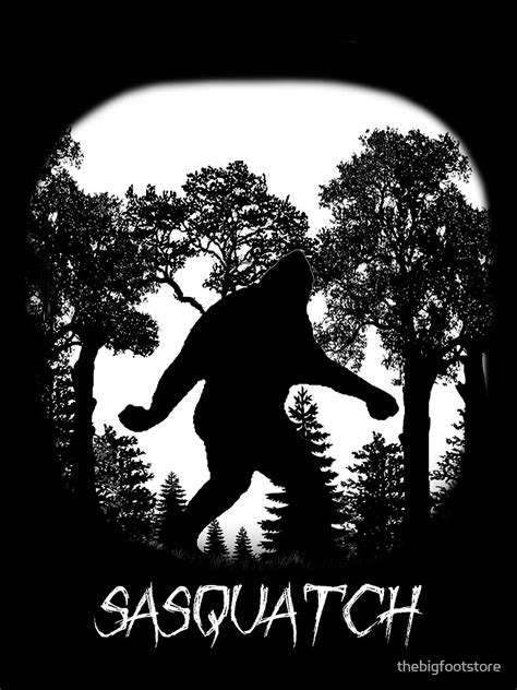Sasquatch Silhouette Framed Art Print By Thebigfootstore Redbubble