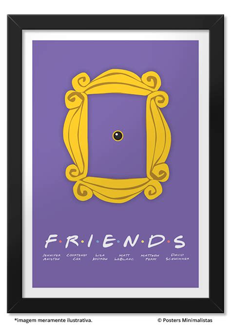 Pôster minimalista Friends - porta | Friends season, Friends tv quotes, Friends tv