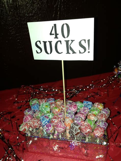 40th Birthday Ideas No Party Bonbon