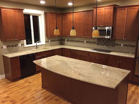 Tile backsplash ideas for black granite countertops. Astoria Granite Countertop Backsplash Ideas