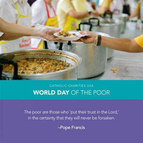 2019 World Day Of The Poor Catholic Charities Usa
