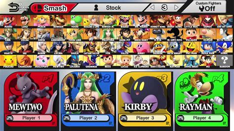 Super Smash Bros For Wii U Character Select Recreation Additions Youtube