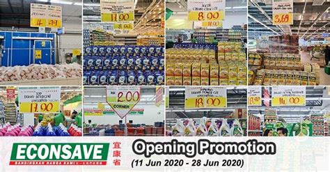 Econsave Teratai Grand Opening Promotion 11 Jun 2020 28 Jun 2020
