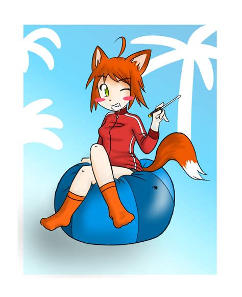 One Screwed Beachball Inflatable Anime Alpha