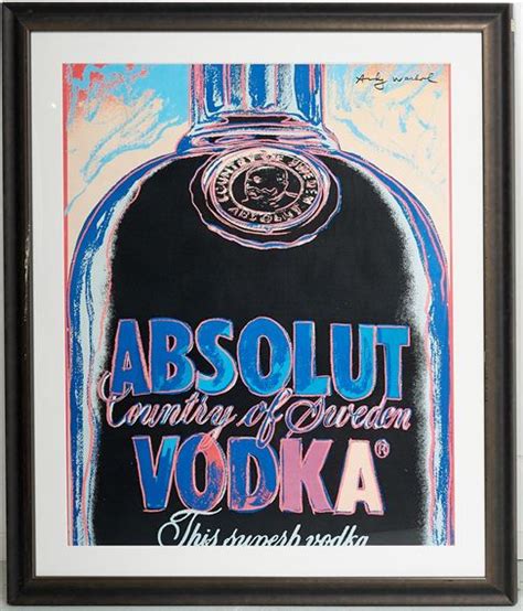 Andy Warhol Absolut Vodka Mutualart