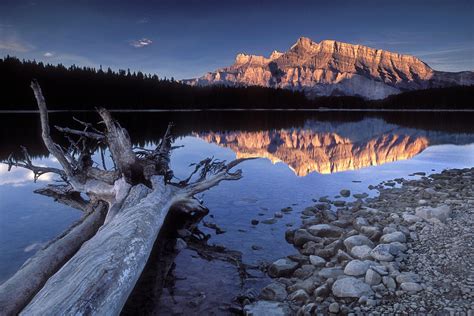 Two Jack Lake Banff Canada Photograph By Dave Mills Fine Art America