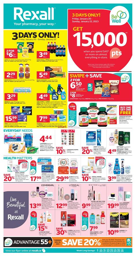 Rexall On Flyer January 20 To 26