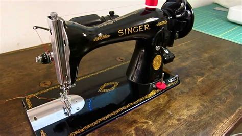 1948 Singer 15-91 Sewing Demonstration - YouTube