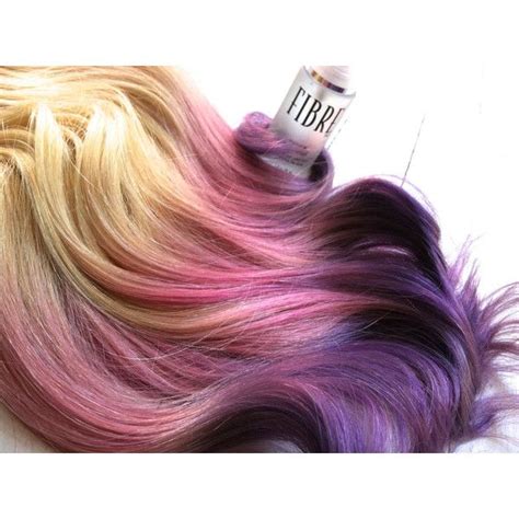 Blonde Ombre Blonde Hair Extensions Dipped In Purple Haze