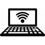 Wifi Laptop Icon Notebook Internet Svg Onlinewebfonts