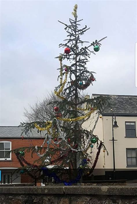 Is It Last Years Wave Of Criticism Over Worst Christmas Tree Ever As Residents Blast Town
