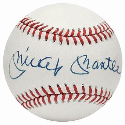 Mantle Mickey Signed Baseball Sports Yankees Collectibles