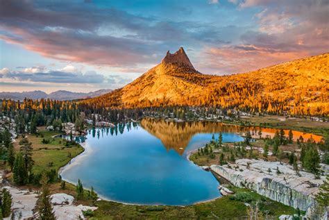 Upper Cathedral Lake Yosemite National Park Ca By Aaron Meyers