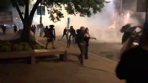 Police Use Tear Gas To Disperse Protesters In Richmond News Com Au