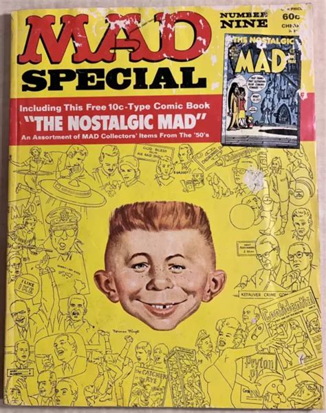 Mad Magazine Special Number 9 The Nostalgic Mad Comic Book 1972 Barbie Gi Joe 6 74 Picclick