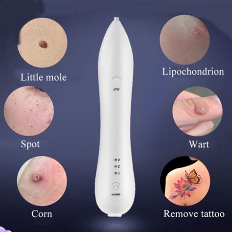 dot mole removal machine 3 levels rechargeable freckle freckle dark spot corn wart remover