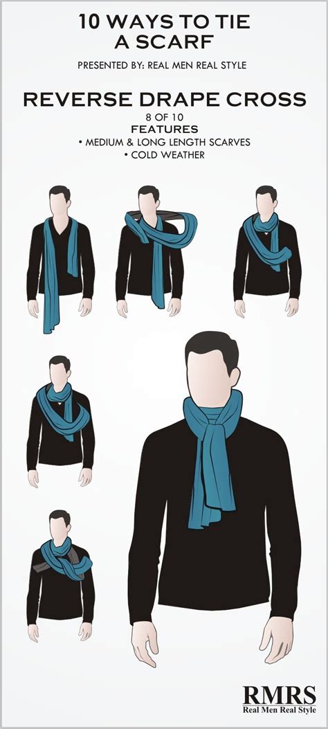 The style you choose should depend on the length of scarf you have, the look you want, and how cold it is outdoors. 10 Manly Ways To Tie A Scarf | Scarf knots, How to wear scarves, Mens fashion:__cat__