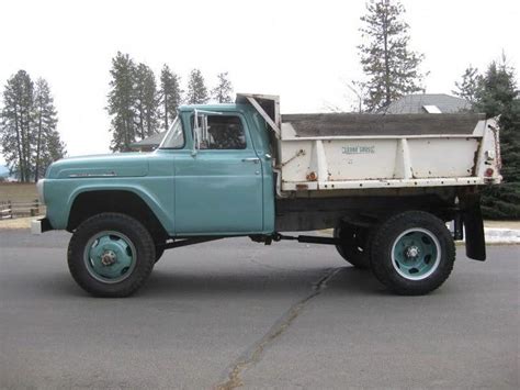 This Is A Best Custom Of A 1954classicford Dump Trucks Big Trucks