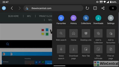 Microsoft Edge For Android Getting Collections Feature Now Wincentral