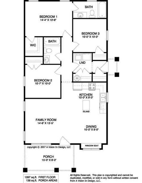 Floor Plans For Small Ranch Homes Simple Floor Plans Small House