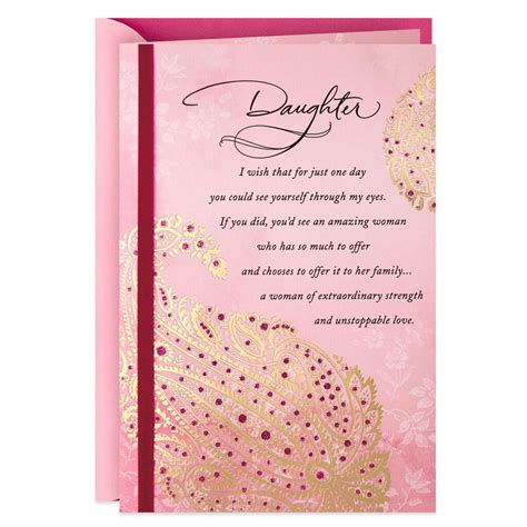 An Amazing Woman Mothers Day Card For Daughter In 2020 Mothers Day