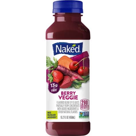 Naked Berry Veggie Flavored Juice Smoothie Blend Drink Fl Oz
