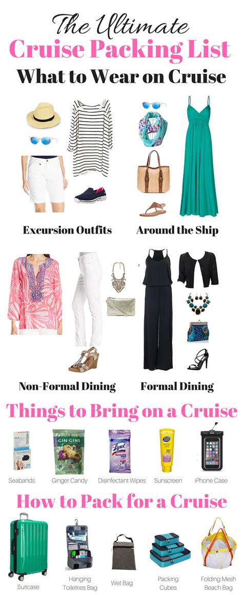 the ultimate cruise packing list downloadable pdf checklist