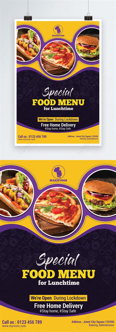 Contoh Poster Promosi Makanan Homecare24